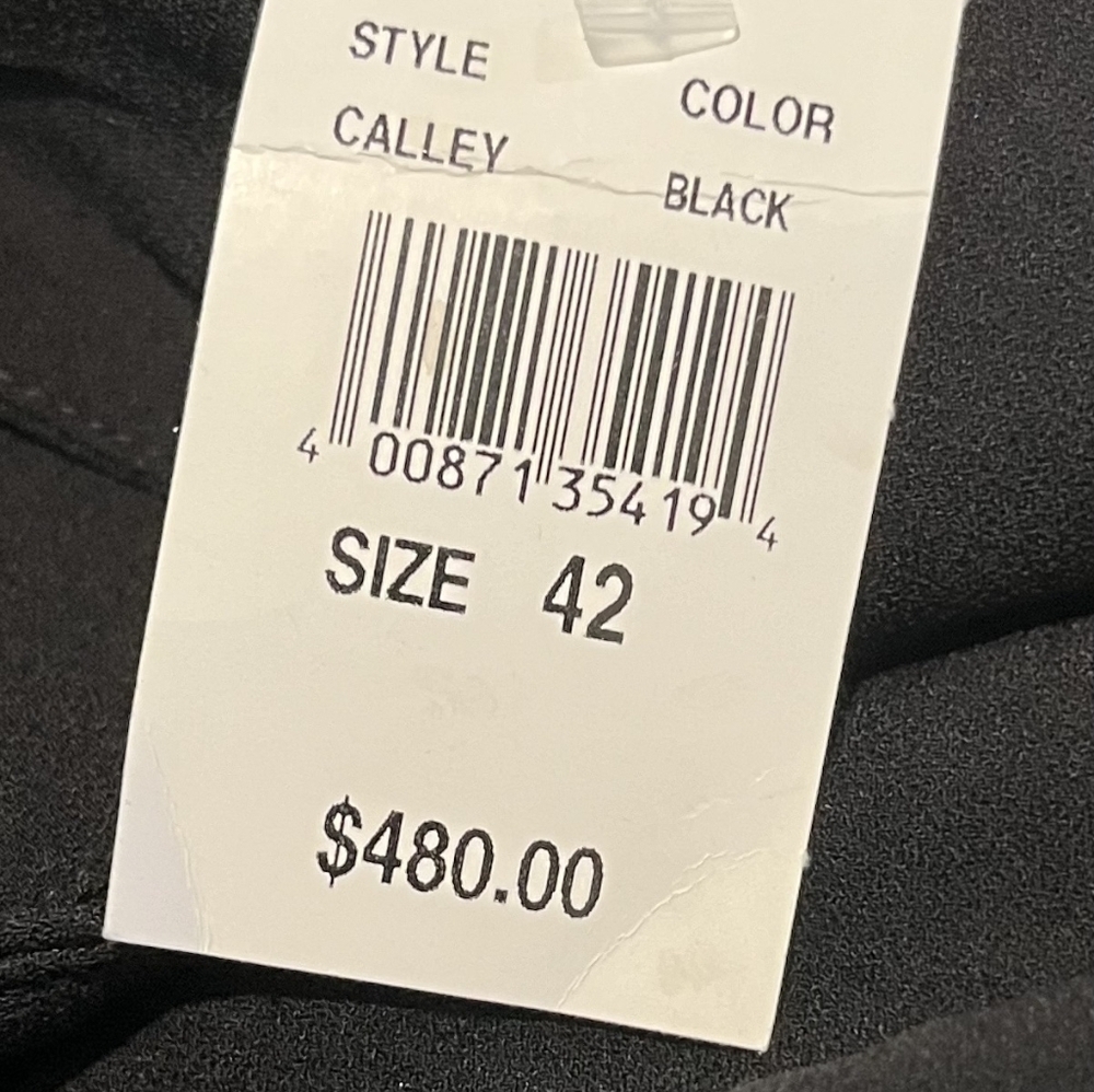 Cute & Sexy IRO Calley Key Hole Black Dress Size 42EU/10US New With Tags - Picture 13 of 16